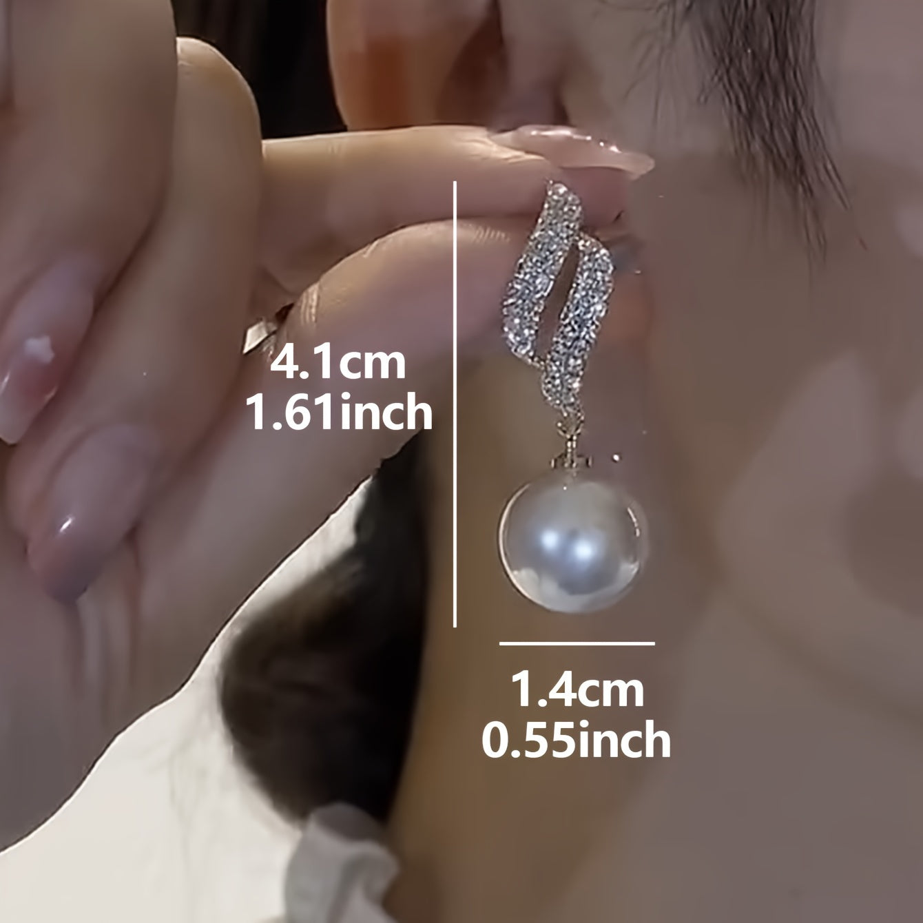 Artificial Crystal Earrings