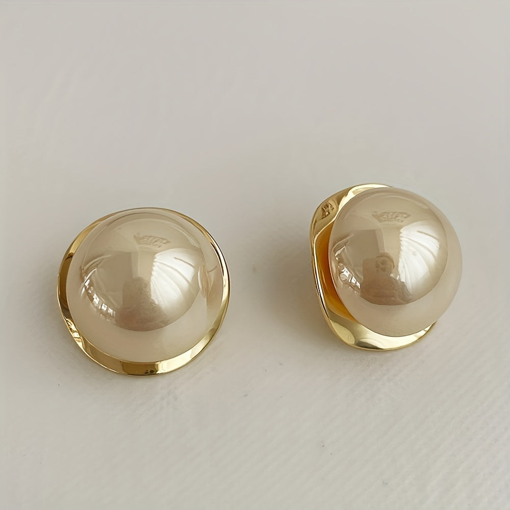 Pearl Stud Earrings