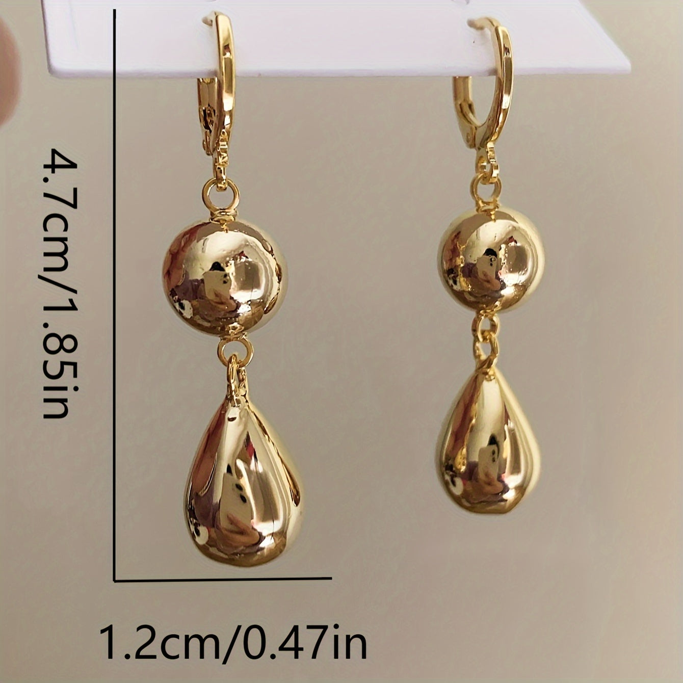 Metal Tassel Earrings