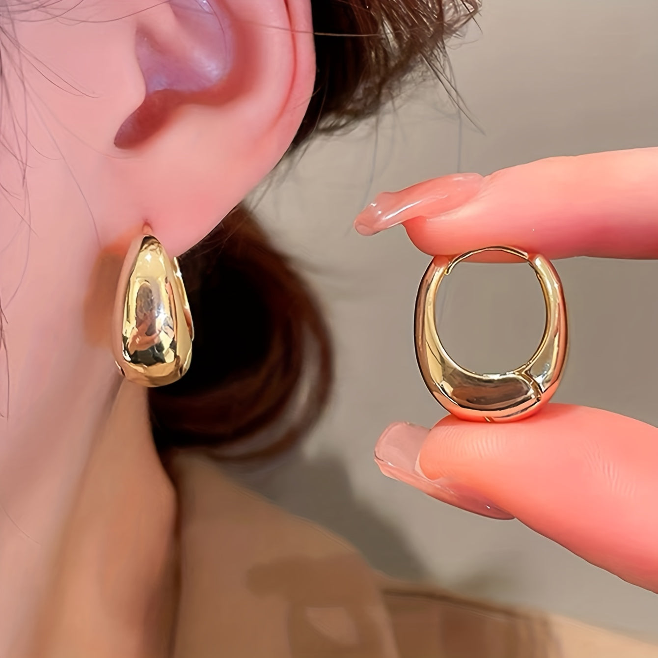Chunky Earring Hoops