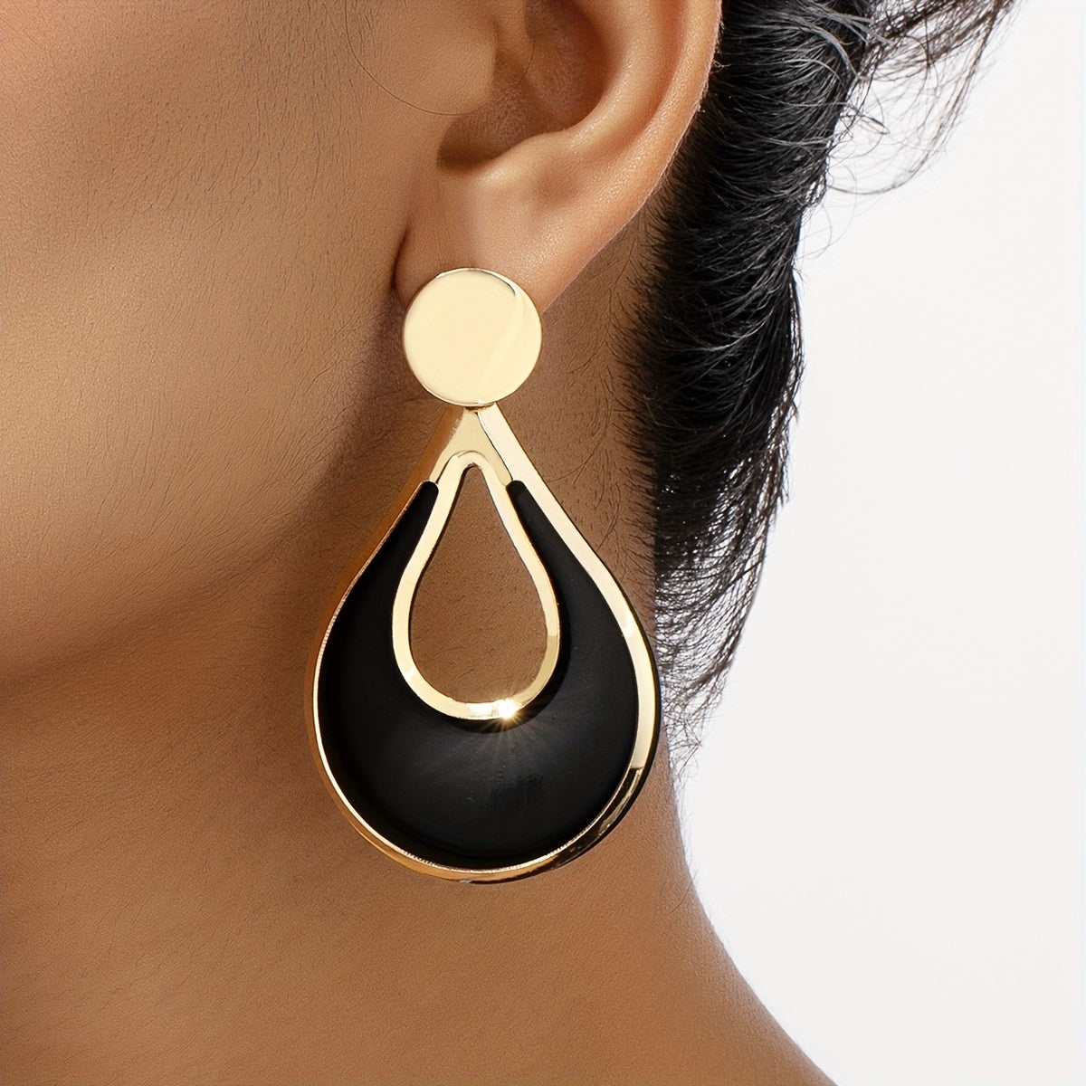 Bohemian Double-Layer Teardrop Earrings