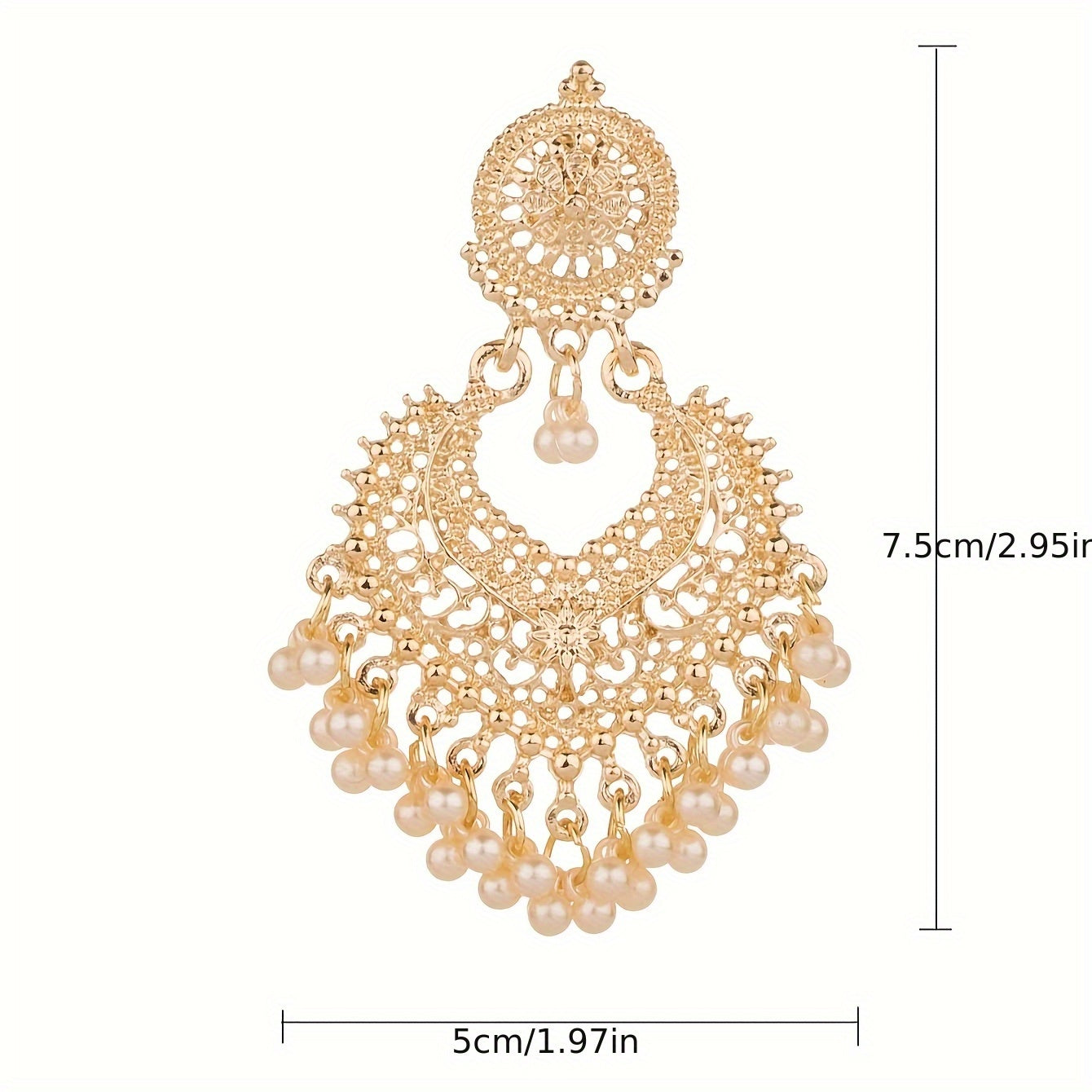 Traditional Layered Drop Dangle Earrings