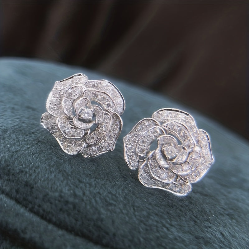 Rose Stud Earrings