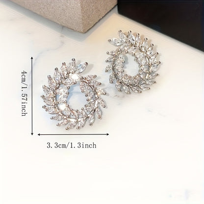 Luxury Leaf Wreath Earrings