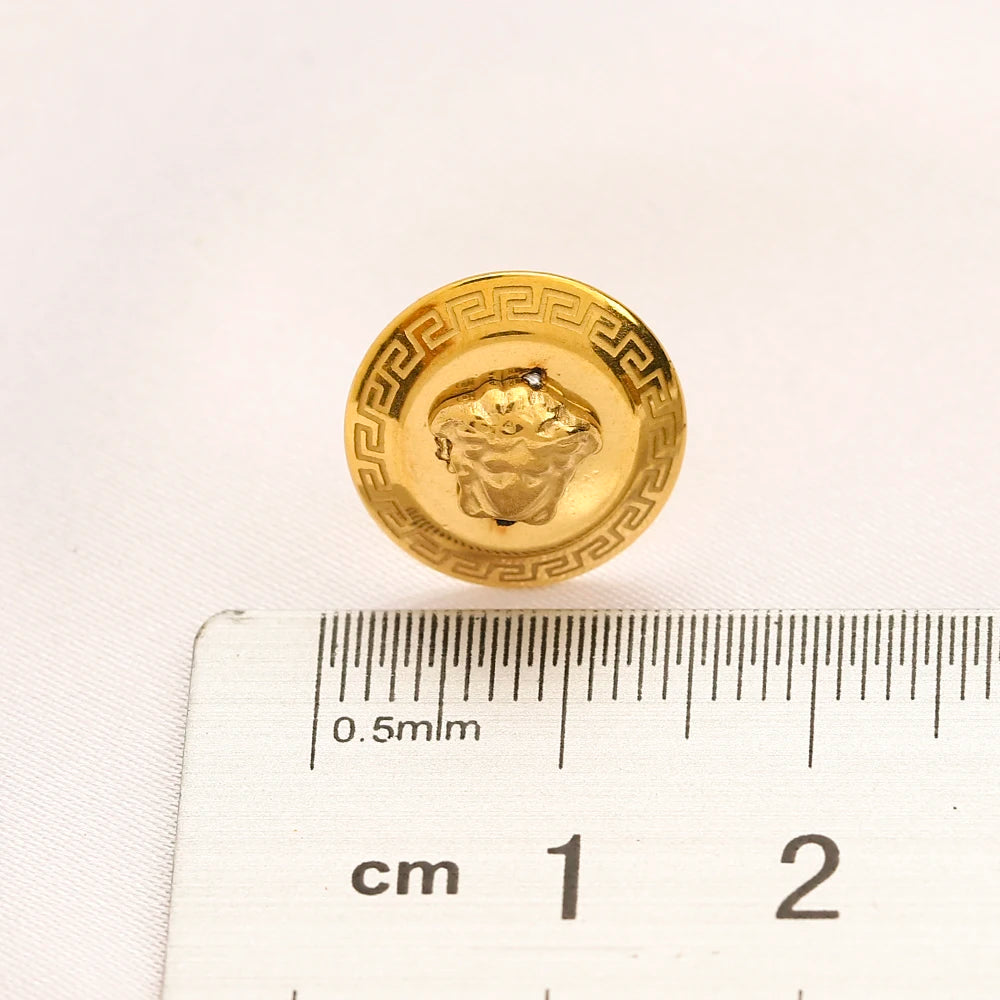 Versace 18k Gold Plated Pendant Set