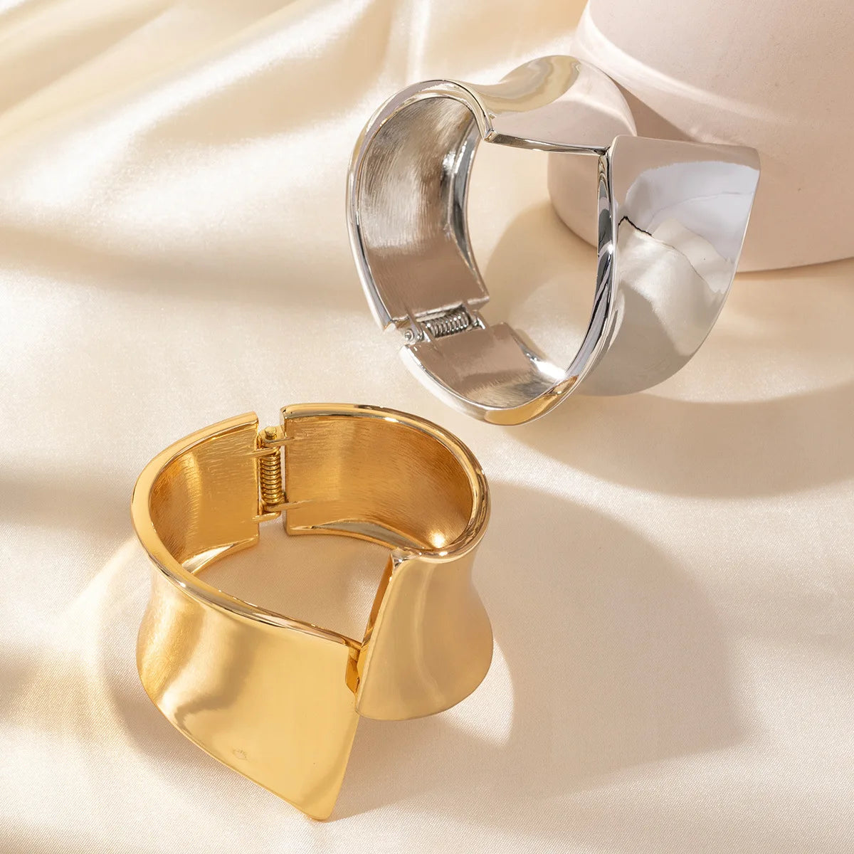 Asymmetric Wide Open Bangle