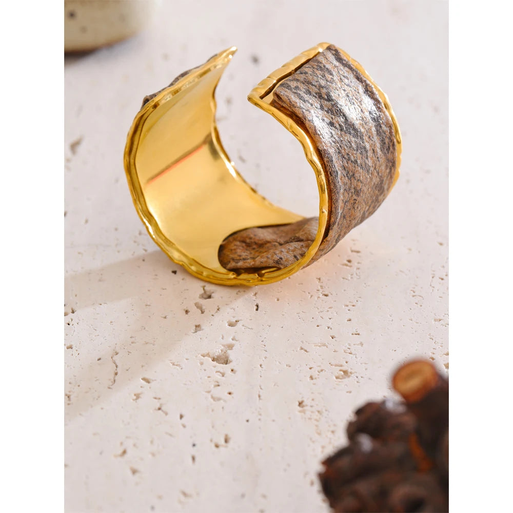 Sun Cuff Wide Bracelet Bangle
