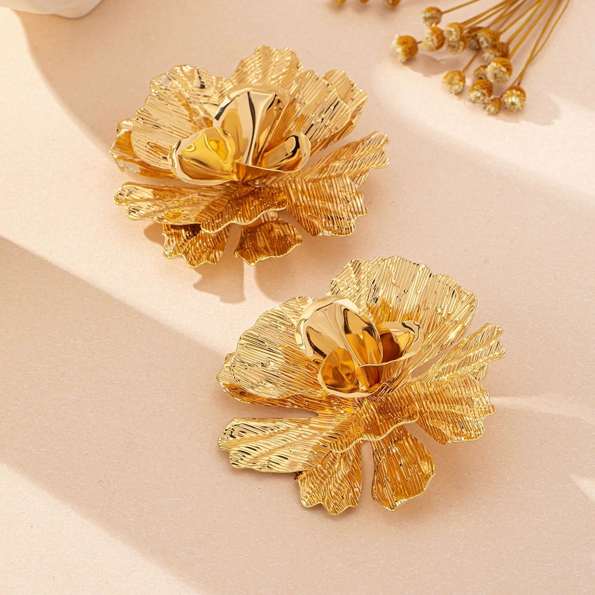 Chunky Flower Stud Earring