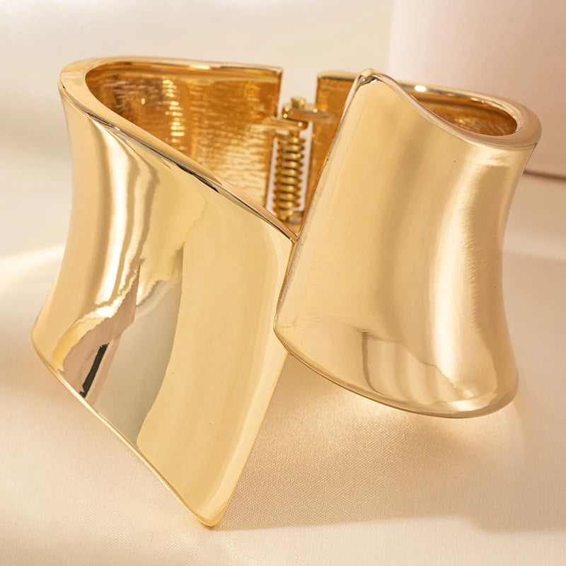 Asymmetric Wide Open Bangle
