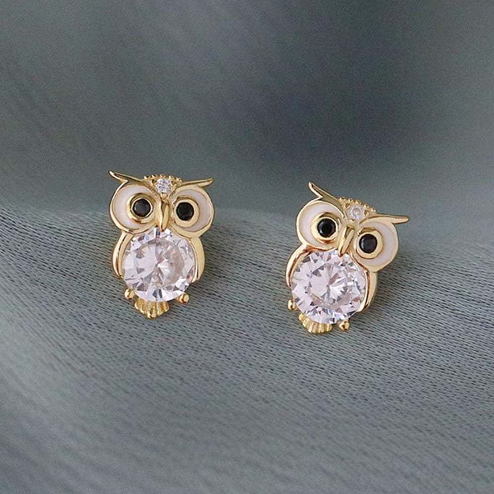 Owl Stud Earrings