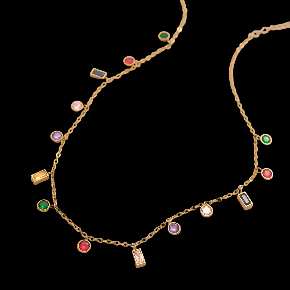 Multi-Color Crystal Pendant