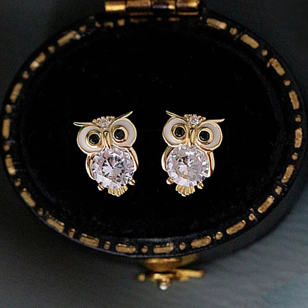 Owl Stud Earrings