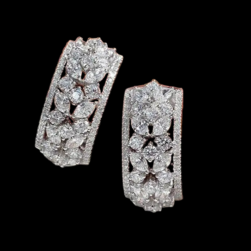 3A Cubic Zircon Stud Earring