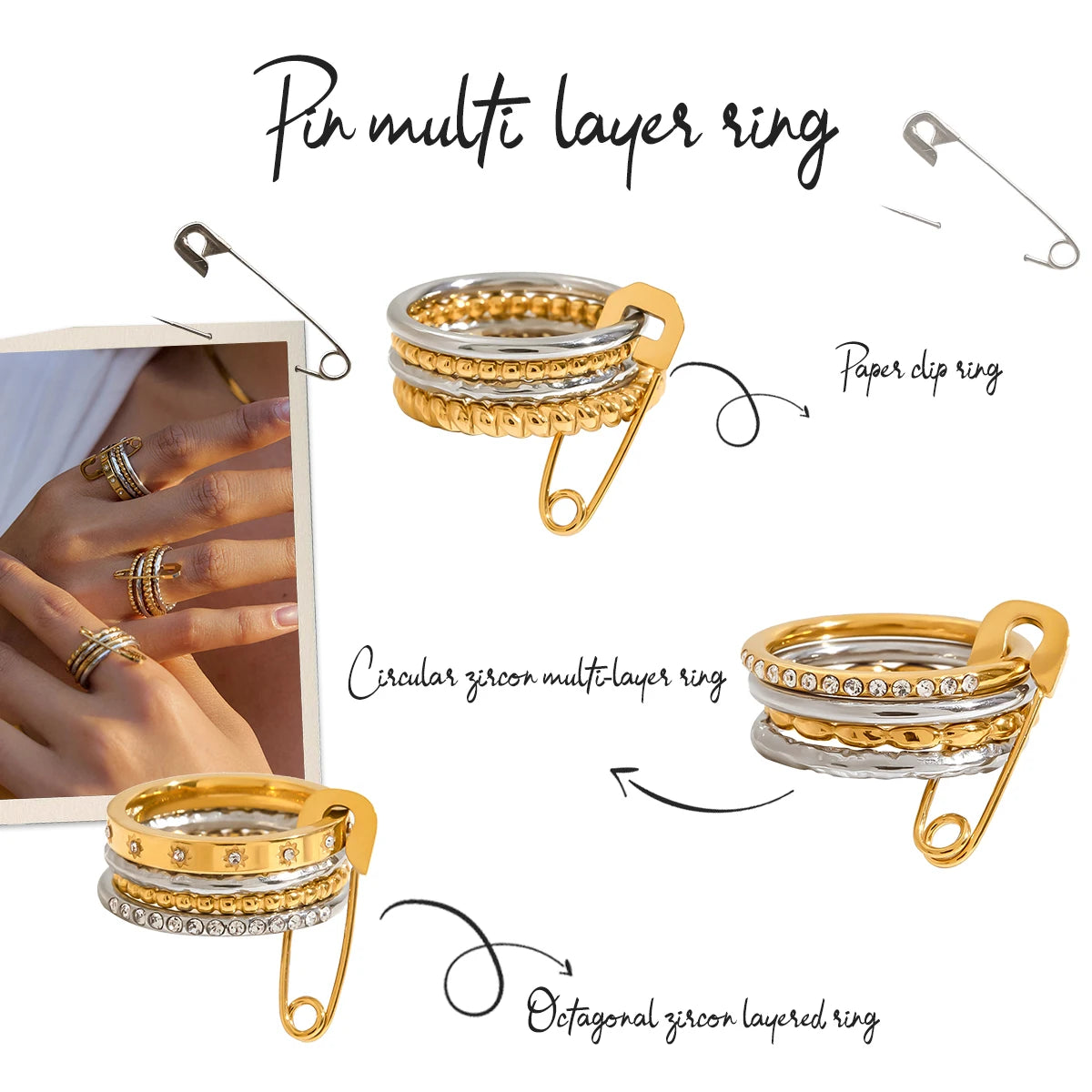 Twist Paper Clip Ring