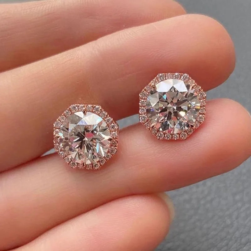 Vintage Crystal Studs UW-ER-ST-003-ZR