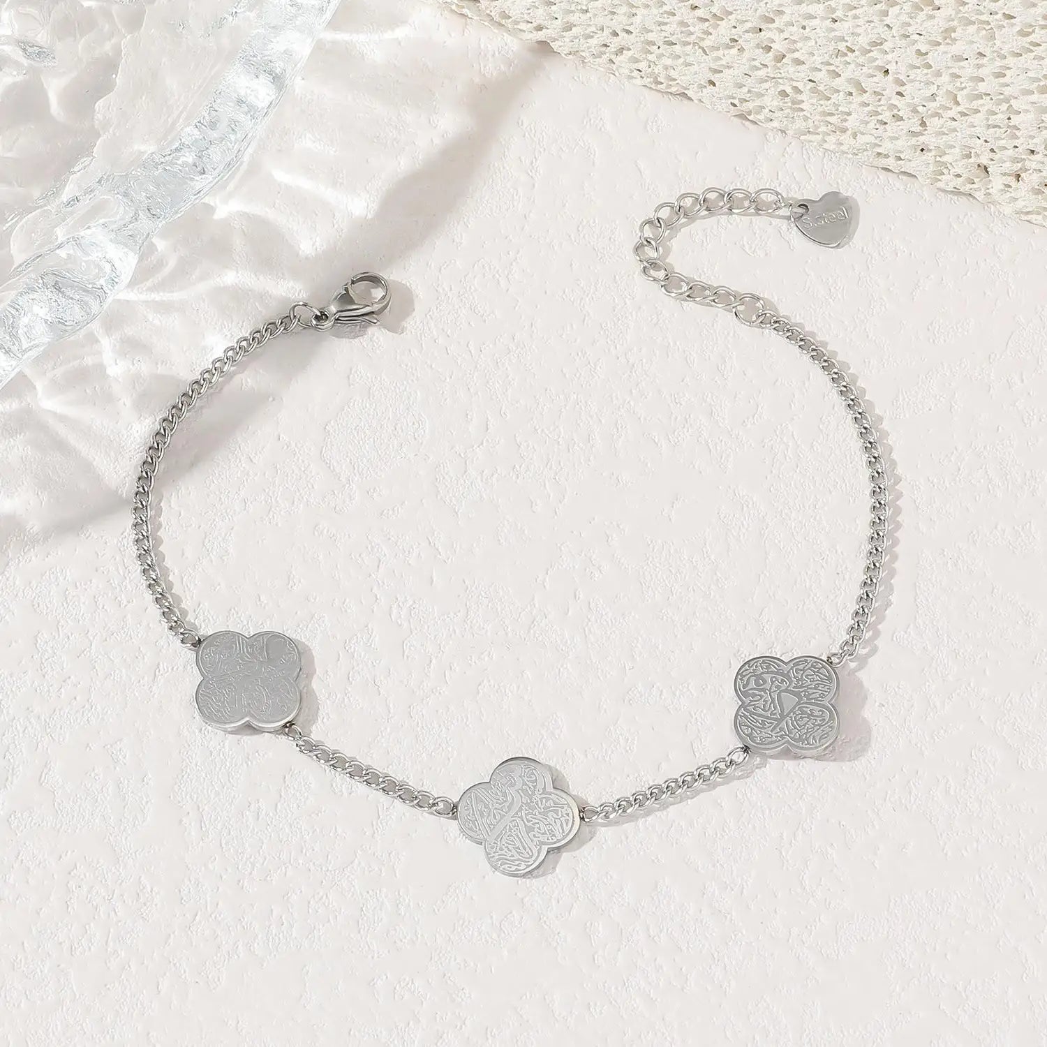 Silver Doubled Sided Ayatul Kursi Bracelets