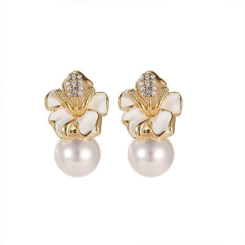 Dripping Oil Stud Earring