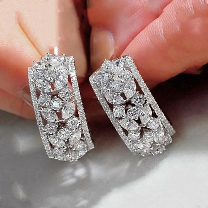 3A Cubic Zircon Stud Earring