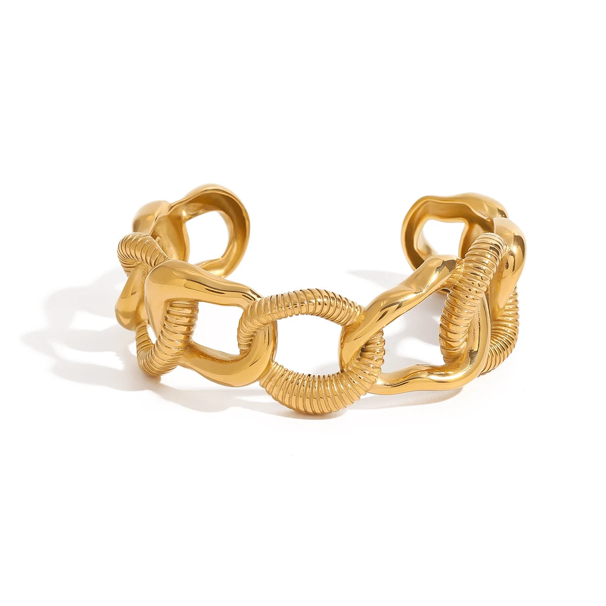 Twisted Rope Chain Bangle