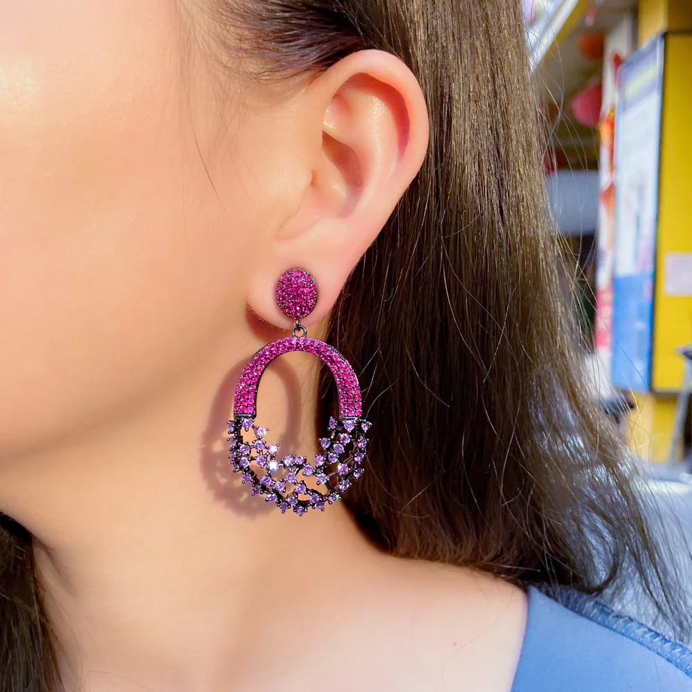 Hollow Out Dangle Earrings