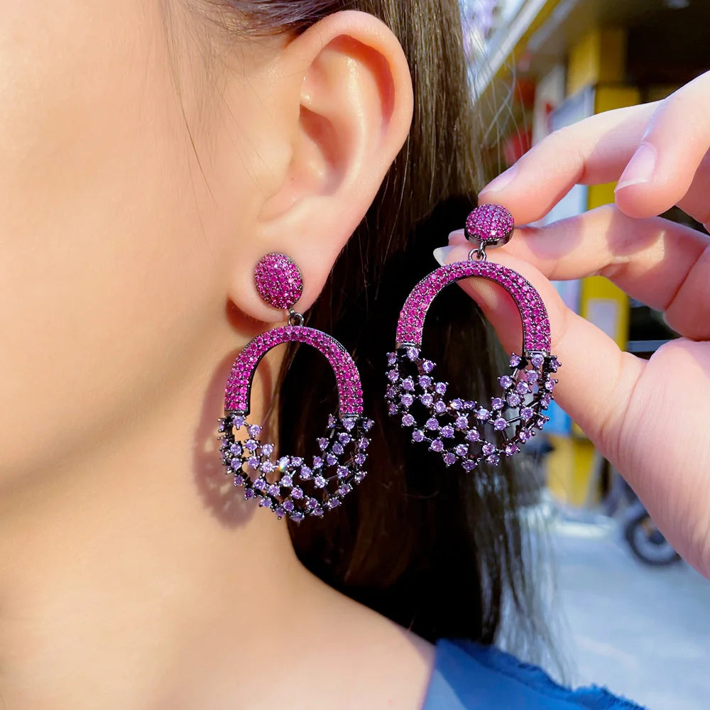 Hollow Out Dangle Earrings