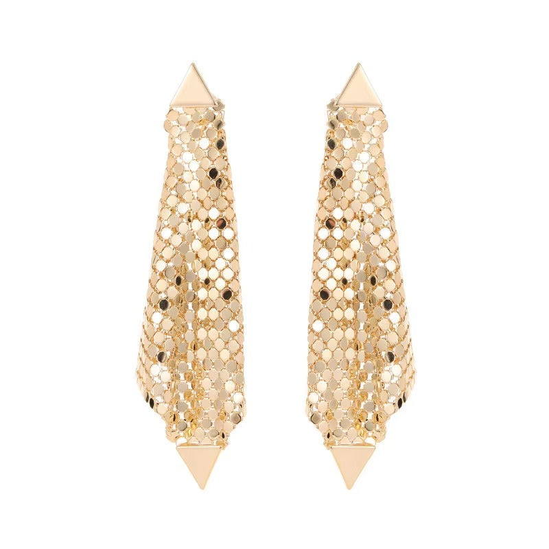 Gold Mesh Earrings