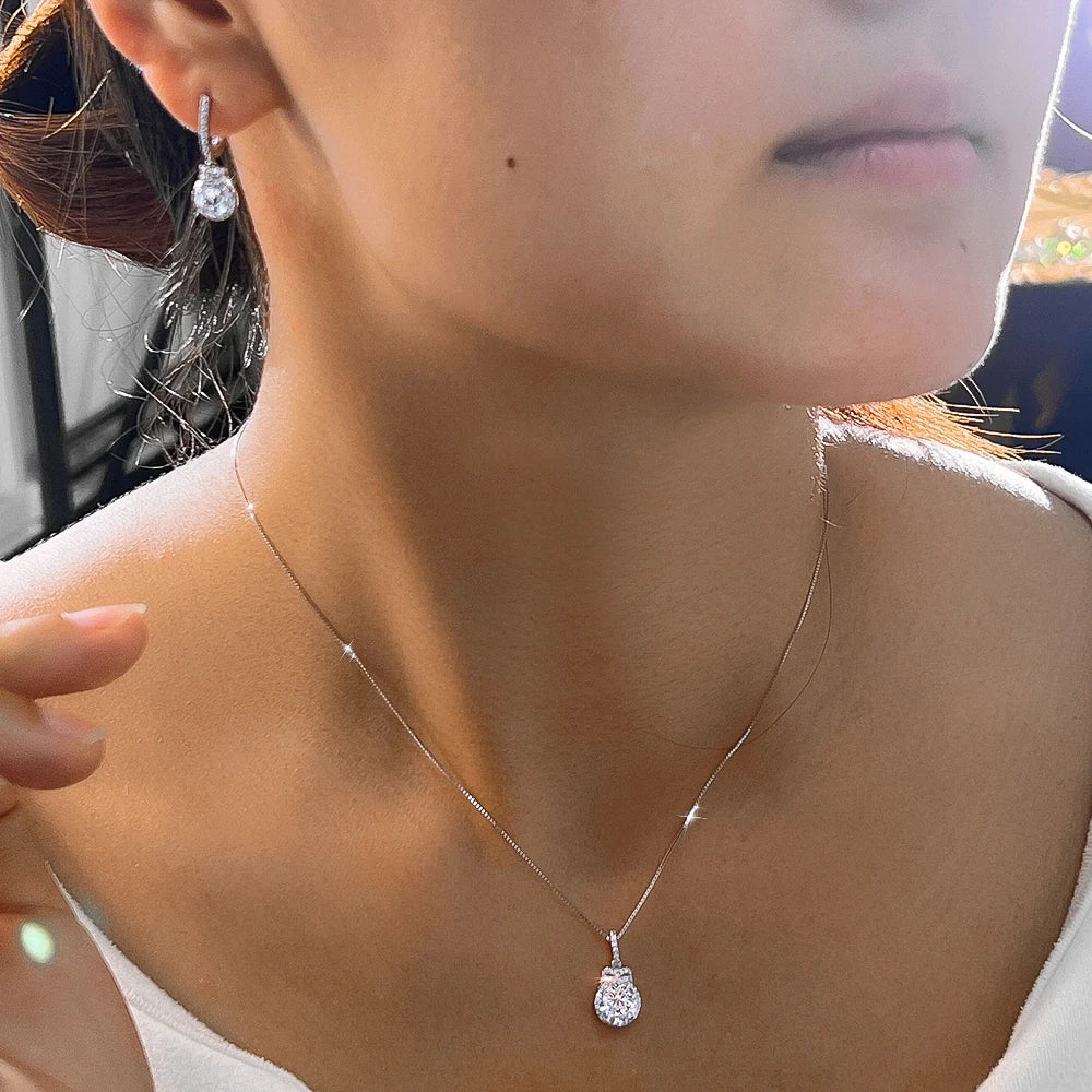 Zircon S925 Sterling Silver Set