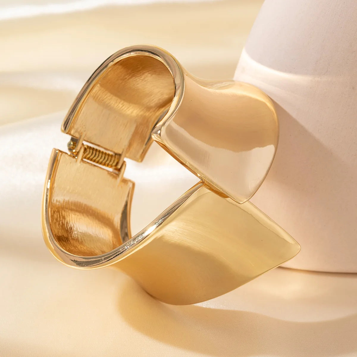 Asymmetric Wide Open Bangle