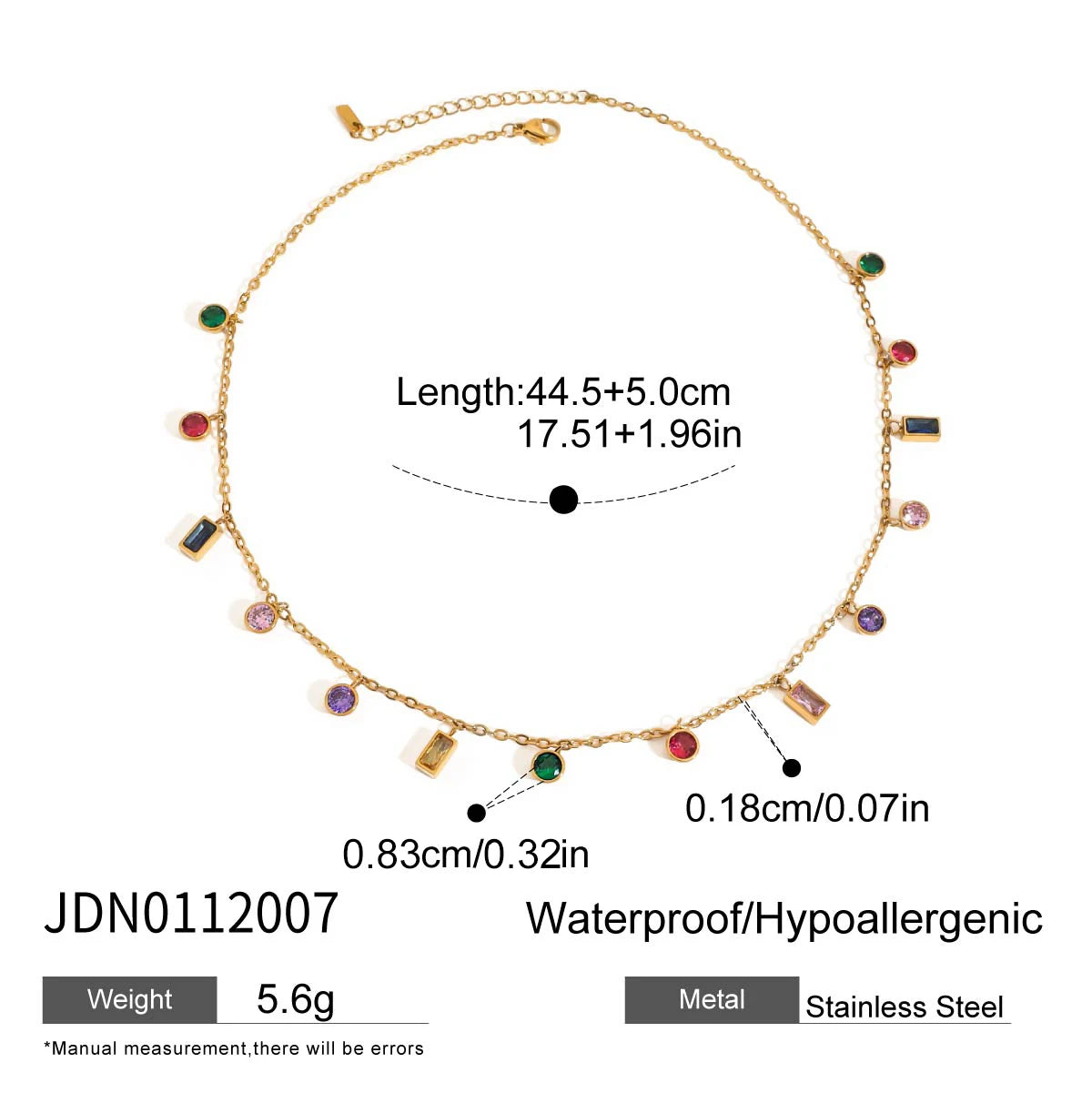 Multi-Color Crystal Pendant