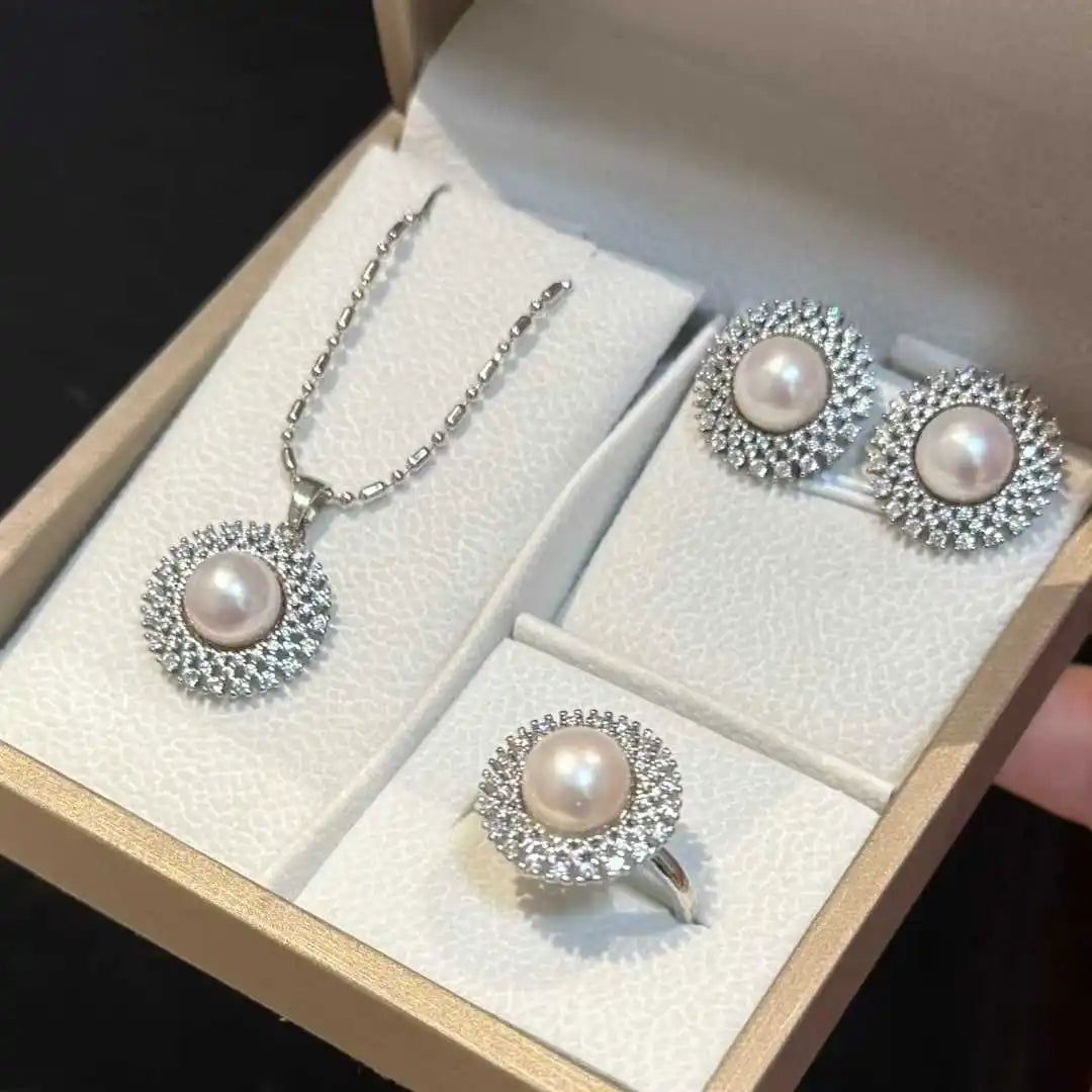 Freshwater Pearl Pendant Set