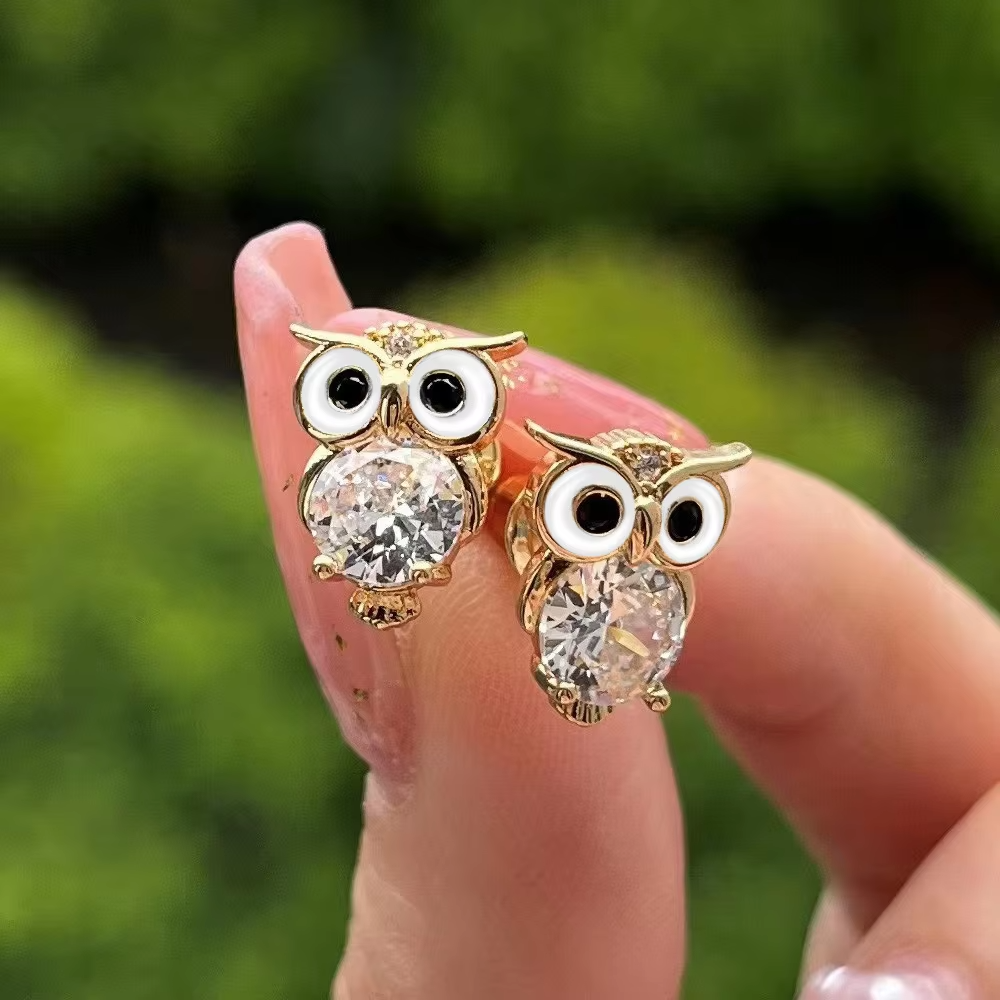 Owl Stud Earrings