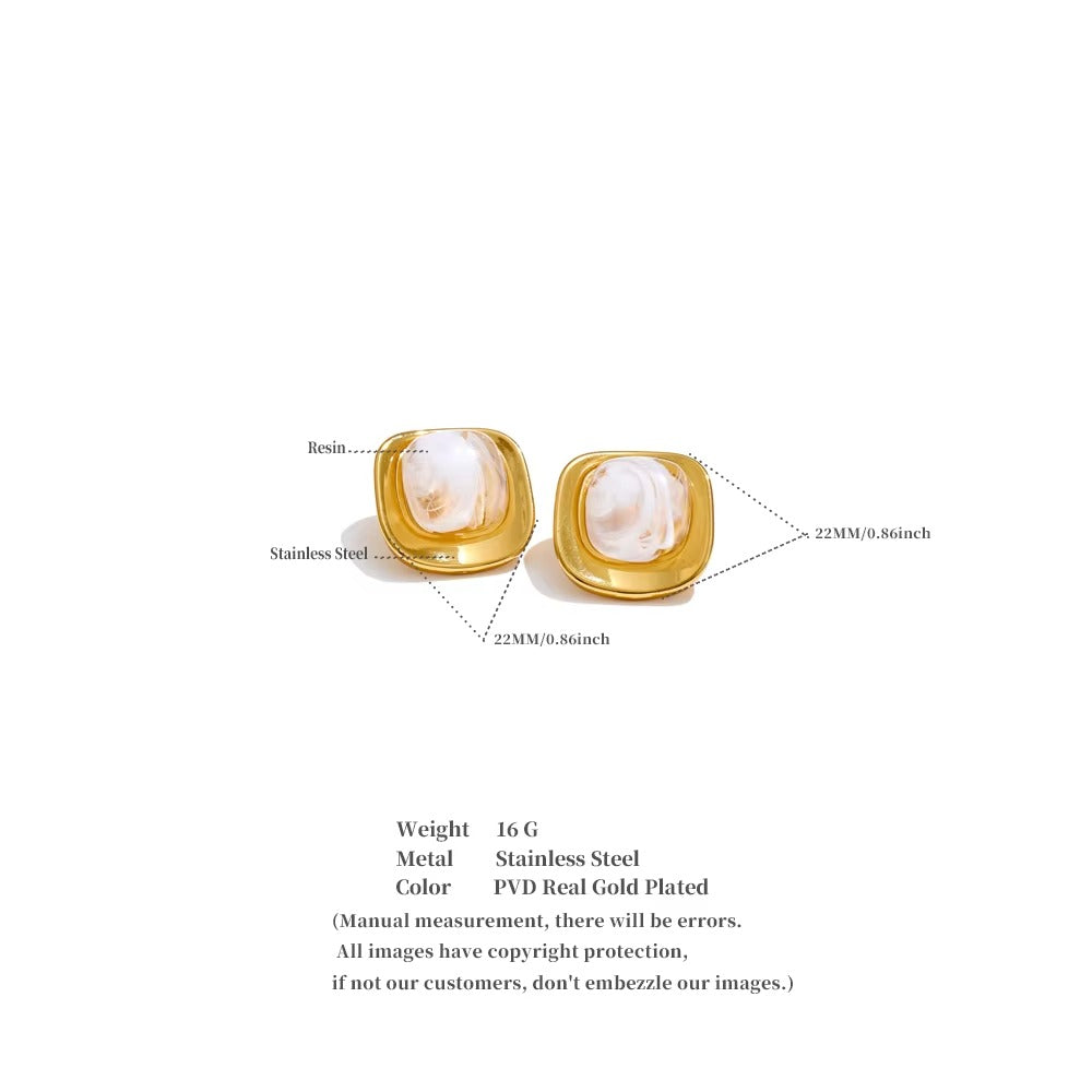 8K Resin Earrings