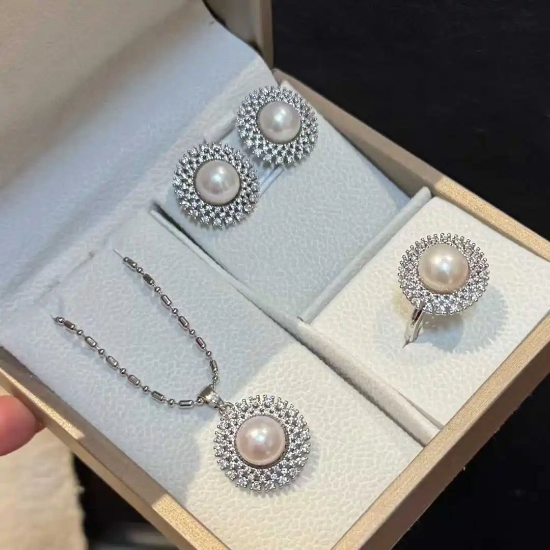 Freshwater Pearl Pendant Set