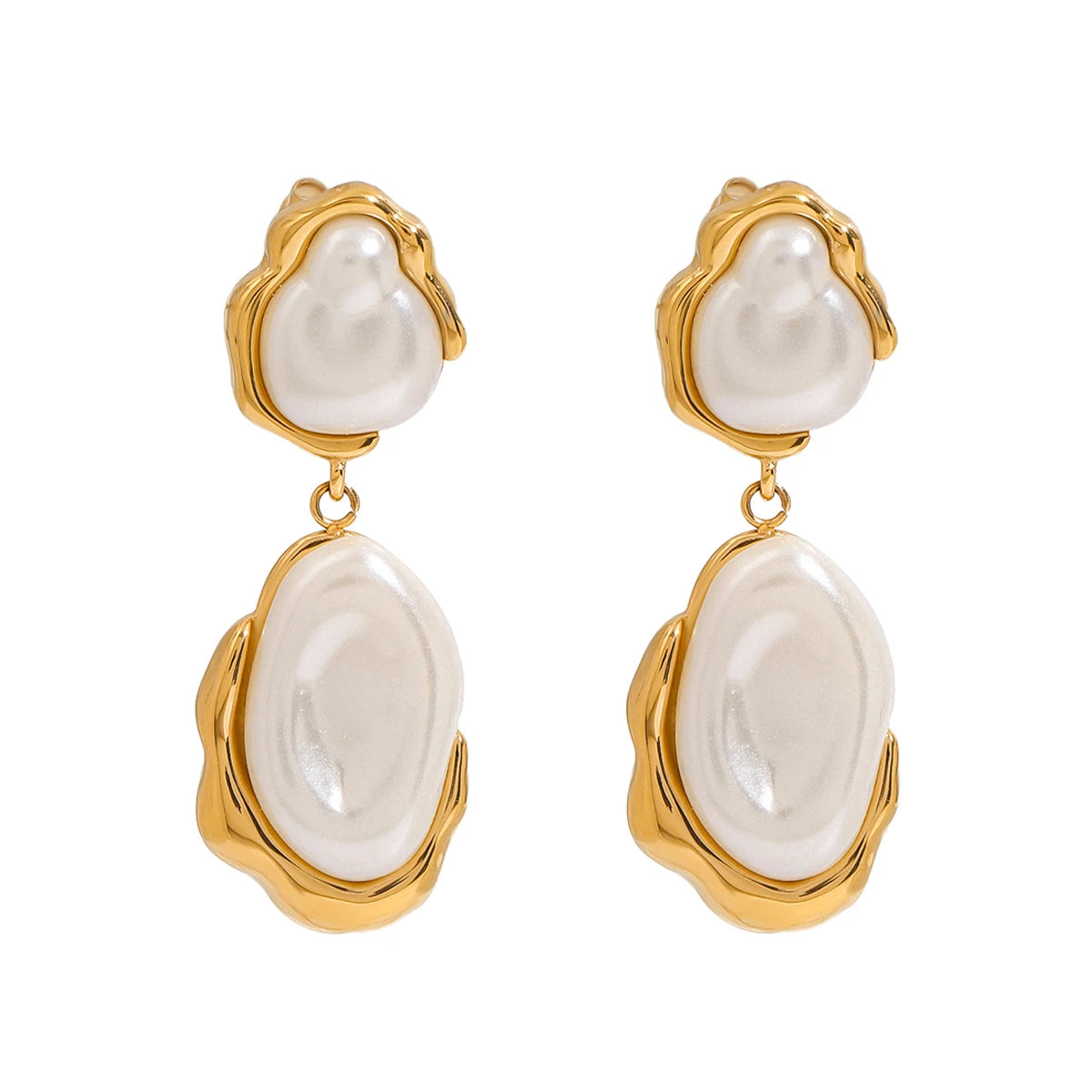 Imitation Pearl Dangle Fashion Earrings