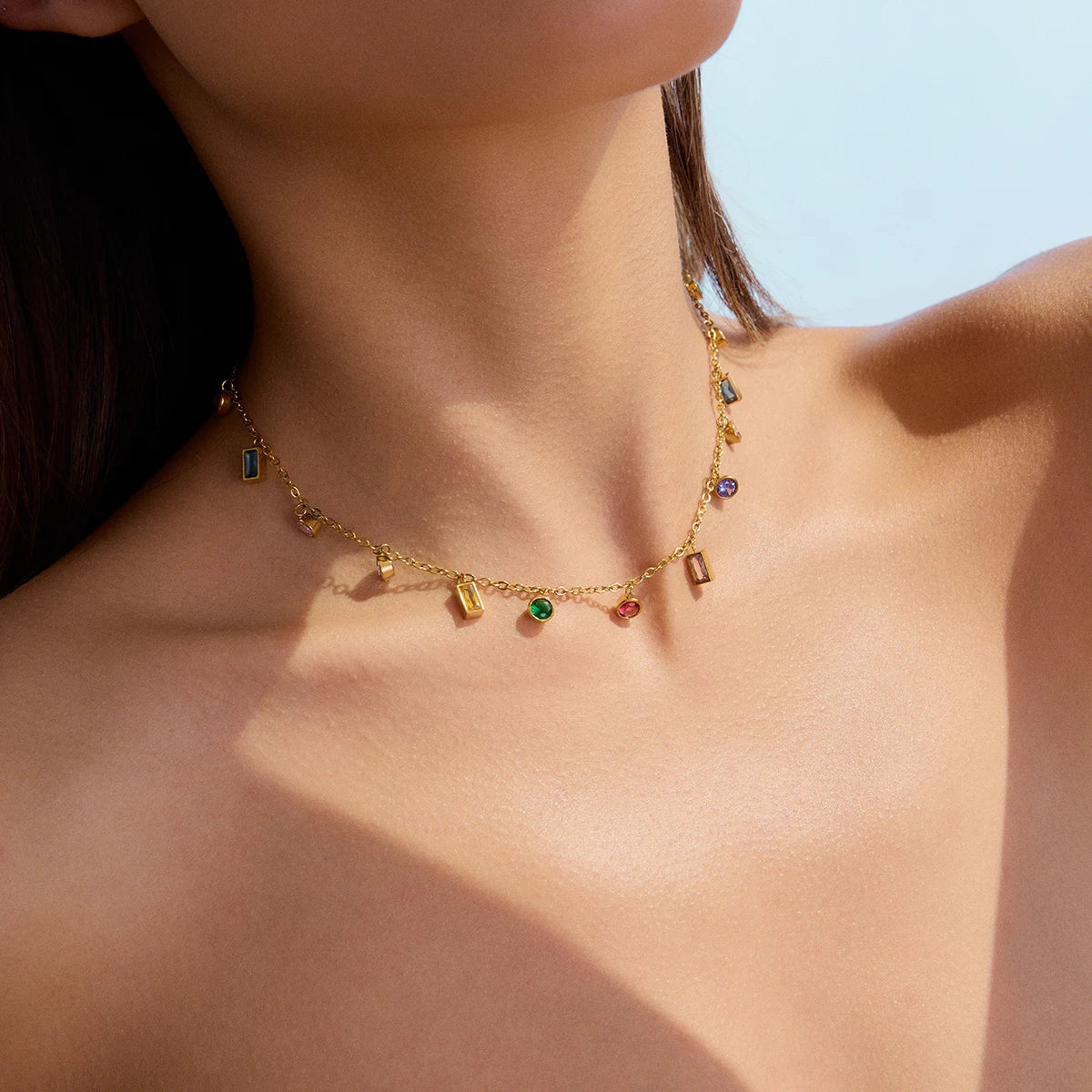 Multi-Color Crystal Pendant