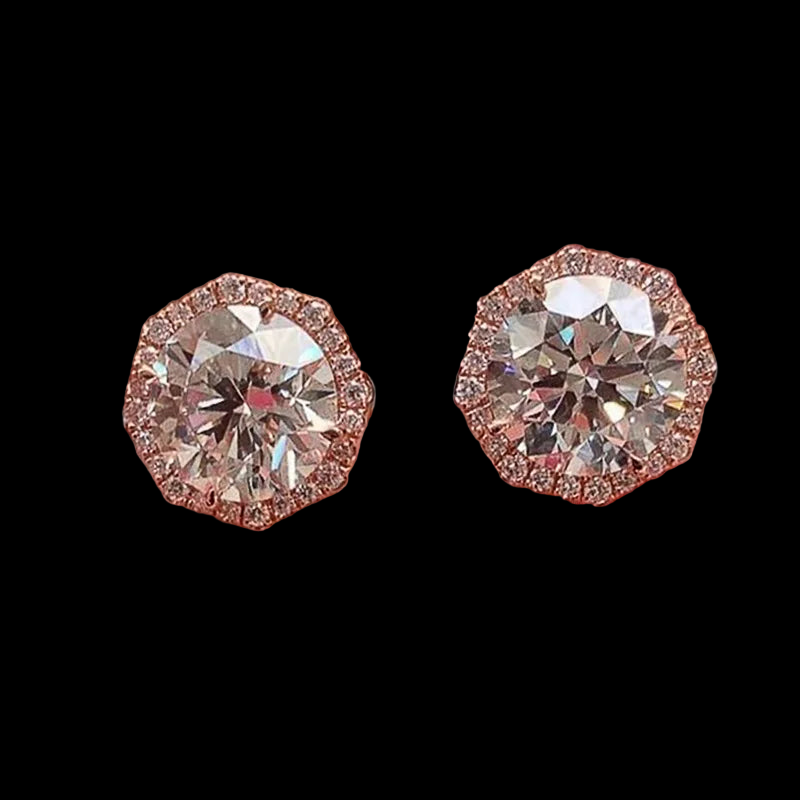Vintage Crystal Studs UW-ER-ST-003-ZR