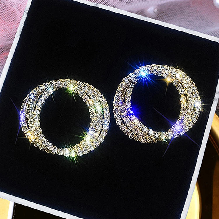 Twist Design Stud Earrings