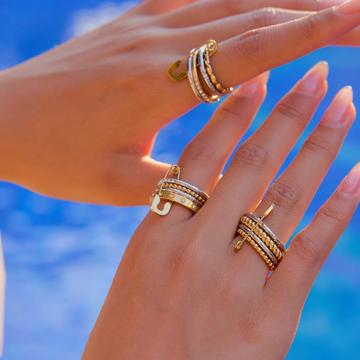 Twist Paper Clip Ring