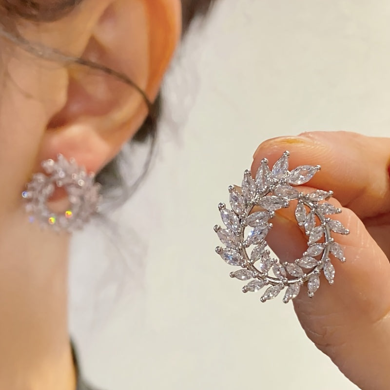 Luxury Leaf Wreath Earrings