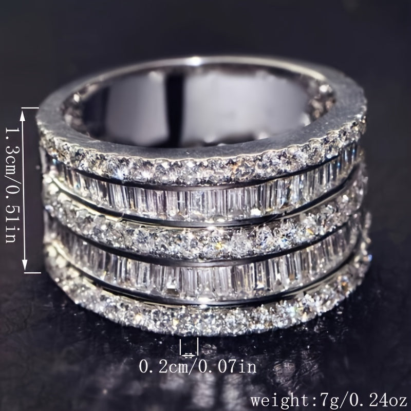 Multilayer Zircon Ring