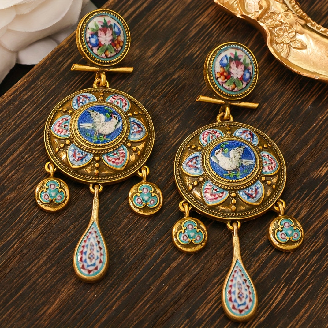 Vintage Ethnic Style Alloy Earrings