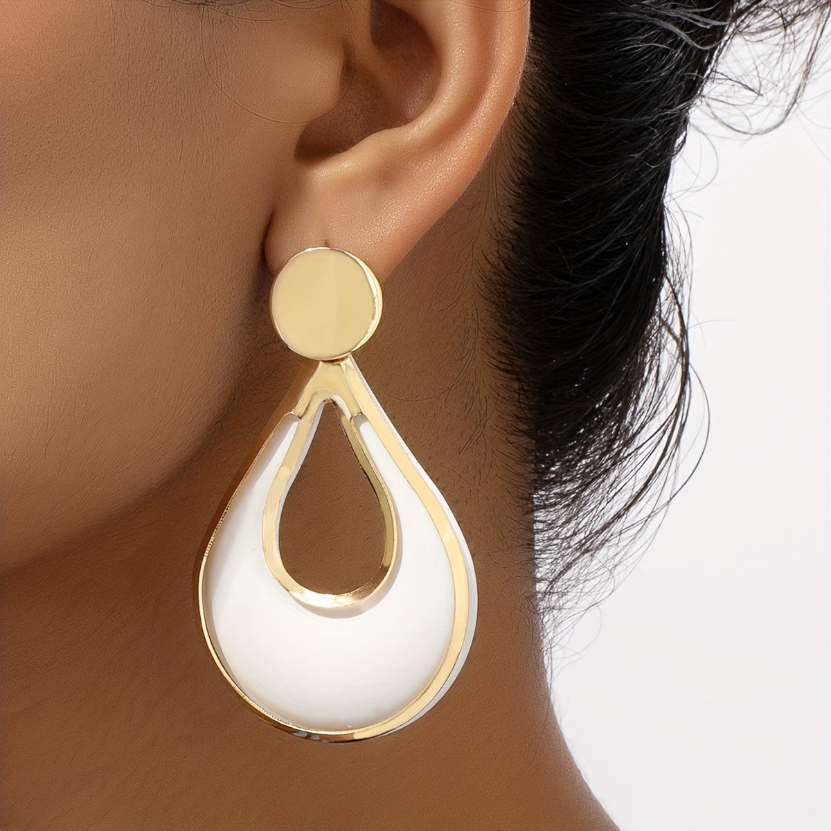Bohemian Double-Layer Teardrop Earrings