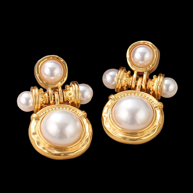 Boho Pearl Dangle Earrings