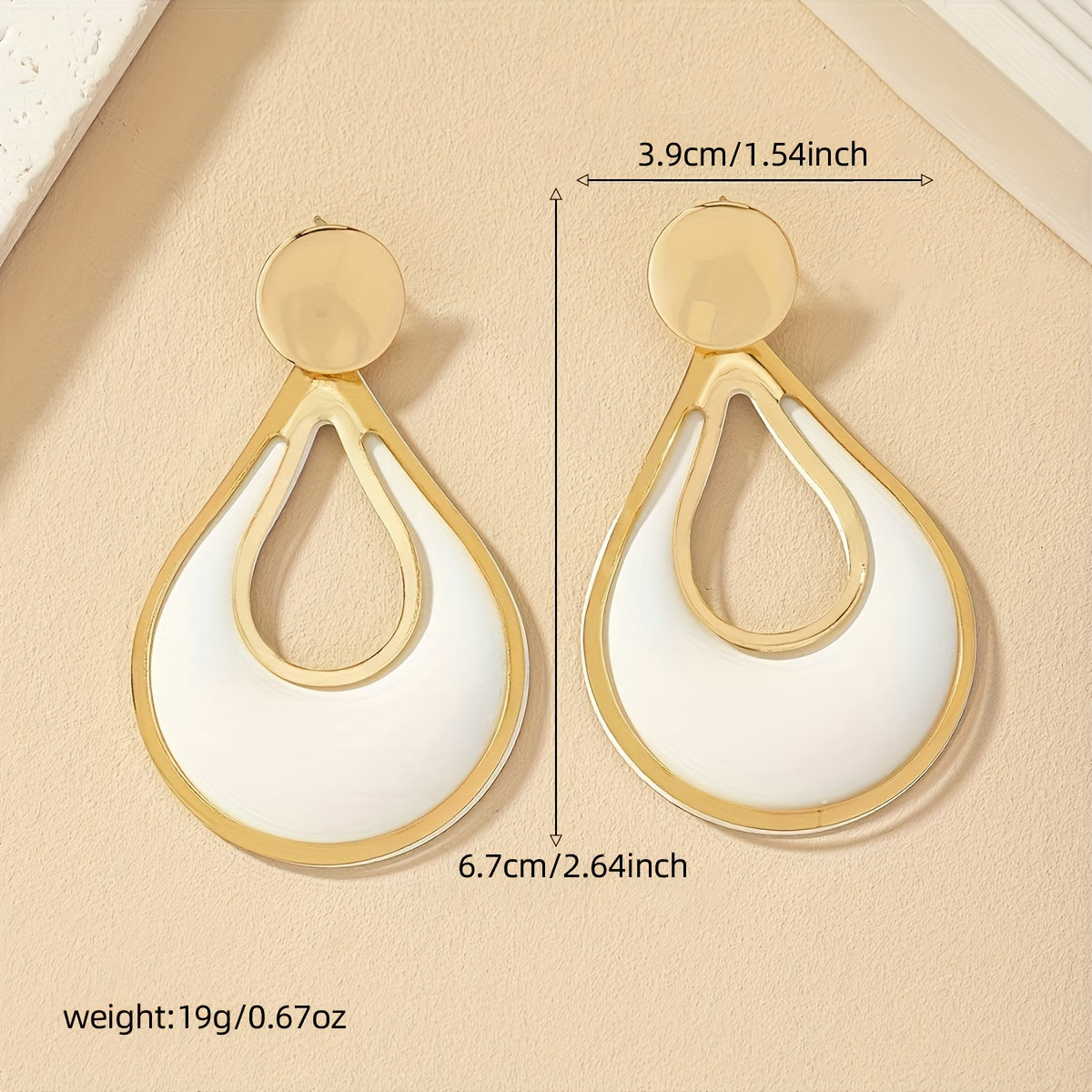 Bohemian Double-Layer Teardrop Earrings