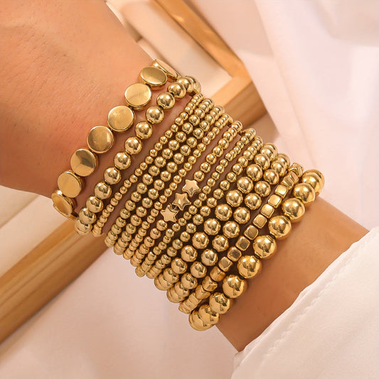 13pcs Elastic Bracelet Set