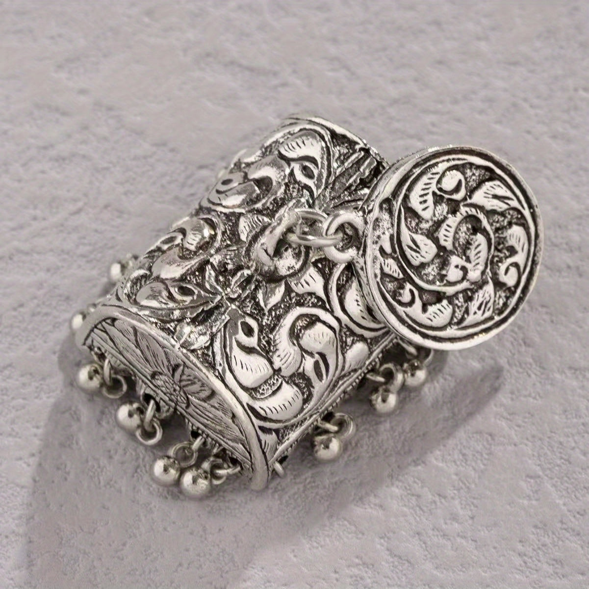 Antique Silver Statement Earrings