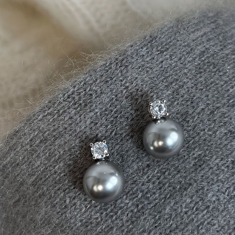 Vintage Grey Earrings