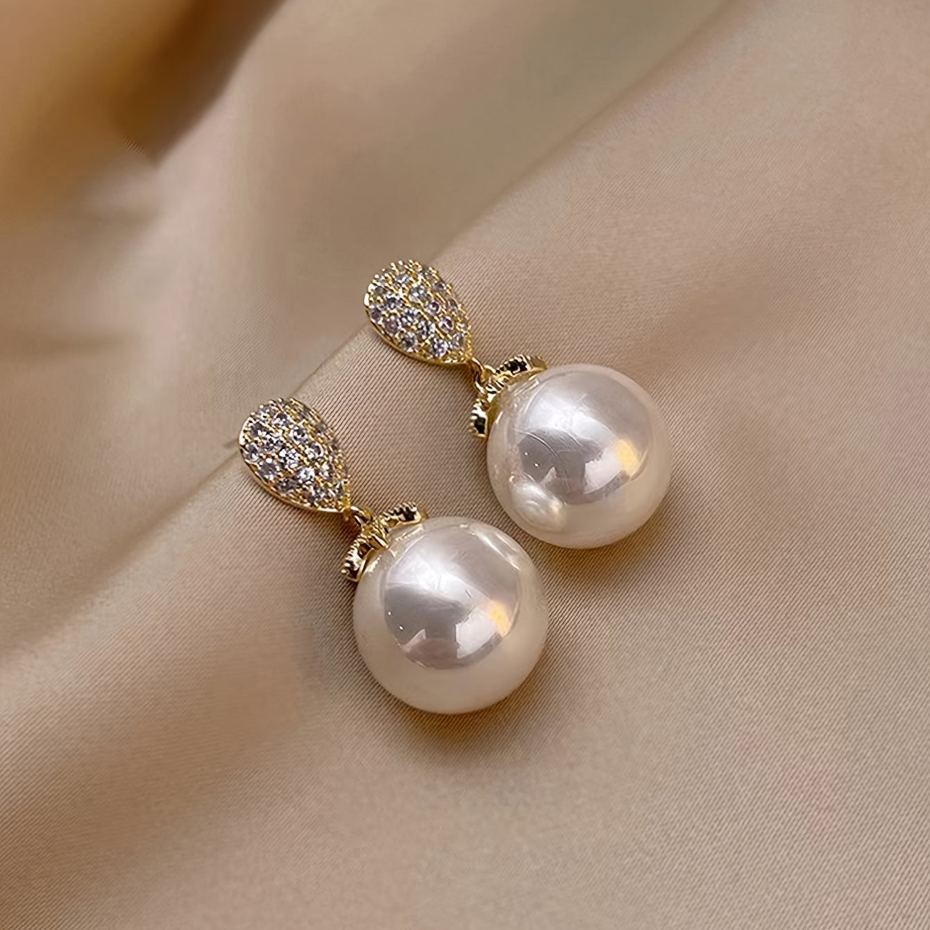 Elegant Faux Drop Earrings