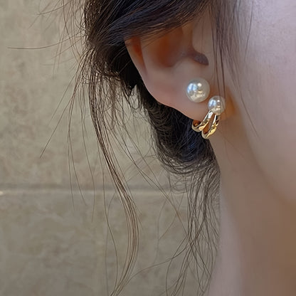 Pearl Swirl Earrings