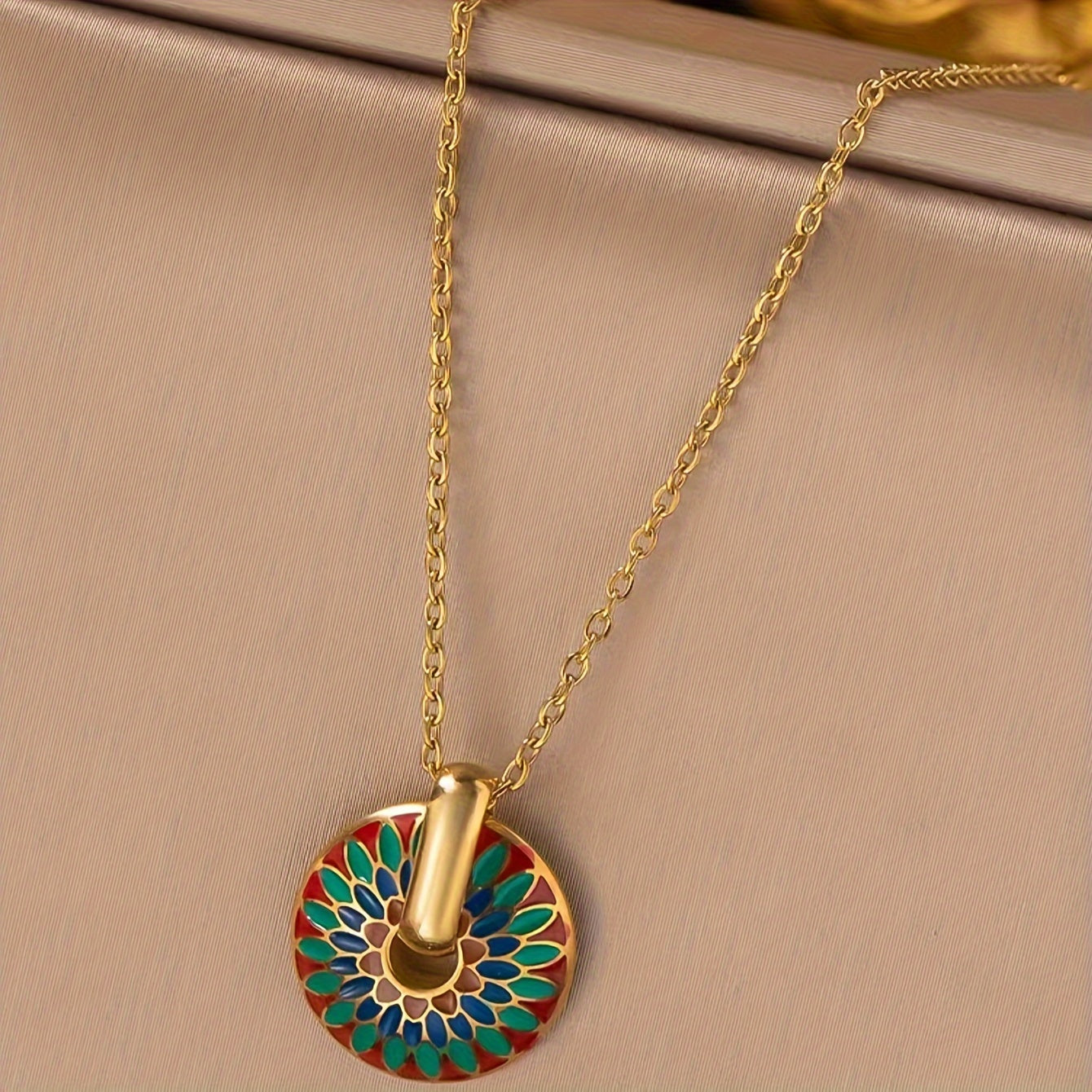 Boho Chic Jewelry Set - Hand-Painted